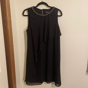Black mini dress